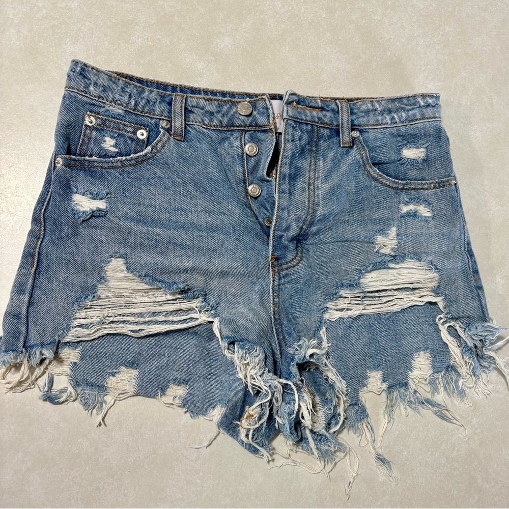 Blush Boutique Nashville High-Waisted Shorts- M